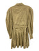 Ulla Johnson Size 8 Khaki Beige Cotton Long Sleeve Button Front Pleated Dress Khaki Beige / 8