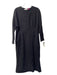 Heidi Merrick Size Small Black No Fabric Tag Back Zip Back Keyhole Dress Black / Small