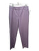 St John Size 6 Light Purple Wool Blend Mid Rise Straight Zip Fly Trouser Pants Light Purple / 6