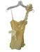 Hutch Size S Butter Yellow Linen Blend Spaghetti Strap Flower Application Dress Butter Yellow / S