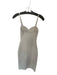 Babaton Size XS Taupe Viscose Blend Spaghetti Strap Sweetheart Neckline Dress Taupe / XS
