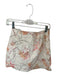 Cin Cin Size M Cream & pink Linen Side Zip sea shell Cut Outs Mini Skirt Cream & pink / M