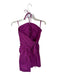 Ulla Johnson Size 2 Purple Cotton Halter Neck Pleat Detail Back Zip Romper Purple / 2