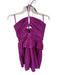 Ulla Johnson Size 2 Purple Cotton Halter Neck Pleat Detail Back Zip Romper Purple / 2