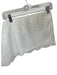 Steve Madden Size L White Cotton Strapless Flowers Embroidered Cropped Top White / L