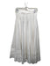 Ulla Johnson Size 0 White Cotton Pleated Waist Belt Loops Skirt White / 0