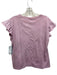 Loveshackfancy Size S Purple Cotton Tie Dye Detail Tiered Cap Sleeve Top Purple / S