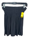 Ramy Brook Size M Black Silk Mini Elastic Waist Smocked Skirt Black / M