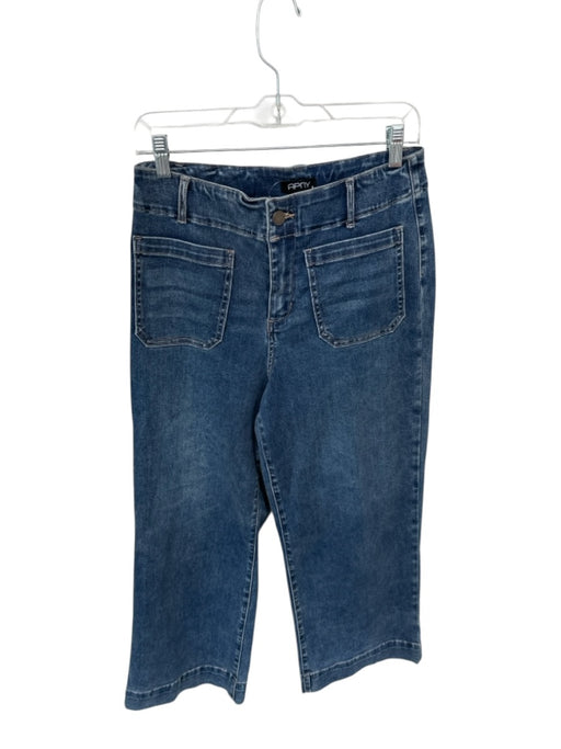 APNY Size 8 Dark Wash Denim Front Pocket Back Pocket Wide Leg Jeans Dark Wash / 8