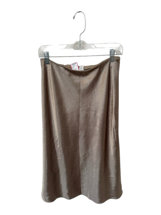 Lululemon Size M Gold Metallic Polyester & Acetate Maxi scallop trim Skirt Gold Metallic / M