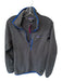 Patagonia Size S Grey & Blue Polyester fleece Half Zip Athletic Men's Jacket Grey & Blue / S