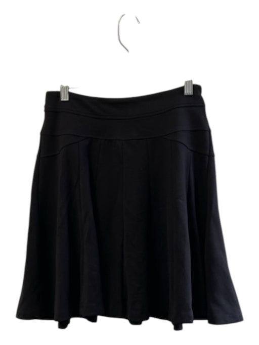 Philosophy Size 2 Black Viscose Blend Back Zip seam detail A Line Knit Skirt Black / 2