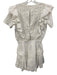 Loveshackfancy Size S White Cotton inset lace Ruffled Sleeve Elastic Waist Dress White / S