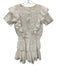 Loveshackfancy Size S White Cotton inset lace Ruffled Sleeve Elastic Waist Dress White / S