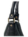 Gucci Black Leather Logo Shoulder Strap Lobster Clasp Gold Hardware Bag Black / M