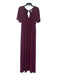 Show Me Your Mumu Size L Wine Polyester Keyhole V Neck Full length Dress Wine / L