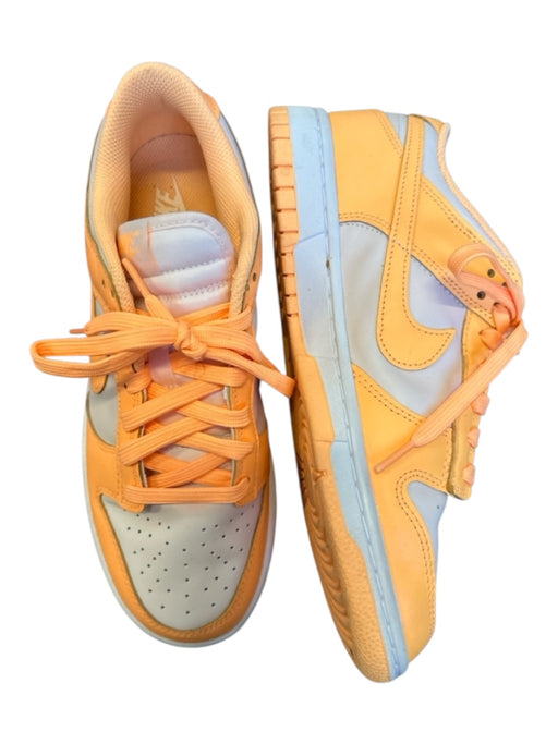 Nike Shoe Size 9 Orange & White Leather Perforated Athletic Sneakers Orange & White / 9