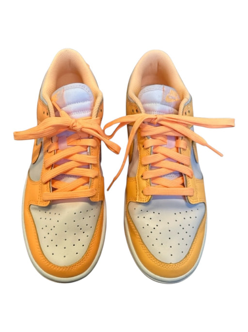 Nike Shoe Size 9 Orange & White Leather Perforated Athletic Sneakers Orange & White / 9