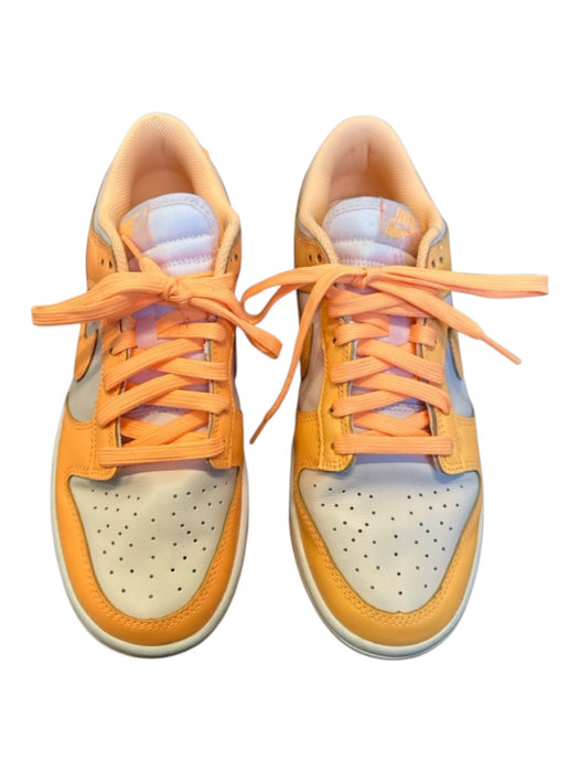 Nike Shoe Size 9 Orange & White Leather Perforated Athletic Sneakers Orange & White / 9