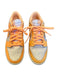 Nike Shoe Size 9 Orange & White Leather Perforated Athletic Sneakers Orange & White / 9