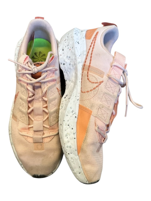 Nike Shoe Size 9 Peach & Orange Canvas & Leather Stitching Detail Sneakers Peach & Orange / 9