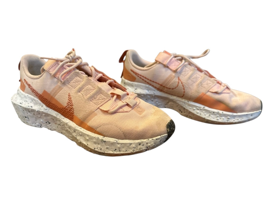 Nike Shoe Size 9 Peach & Orange Canvas & Leather Stitching Detail Sneakers Peach & Orange / 9