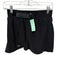 Alo Size Est S Black Elastic Waist Velcro Fleece Lined Athletic Skort Black / Est S
