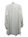 Summersalt Size S White Polyester Button Down Long Sleeve Shirt Dress Dress White / S