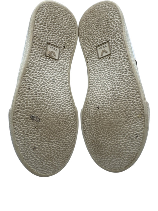 Veja Shoe Size 5 White, Beige & Black Leather & Textile Upper Canvas Sneakers White, Beige & Black / 5
