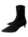 Stuart Weitzman Shoe Size 10.5 Black Suede Stretch Pointed Almond Toe Booties Black / 10.5