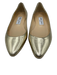 Jimmy Choo Shoe Size 36 Metallic Gold Leather Shiny Pointed Toe Ballet Flats Metallic Gold / 36