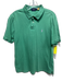 Polo Size L Green Cotton Solid Polo Men's Short Sleeve Green / L