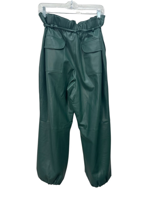 Pilcro Size Large Dusty Green Viscose Blend Elastic Waist Cargo Pants Dusty Green / Large