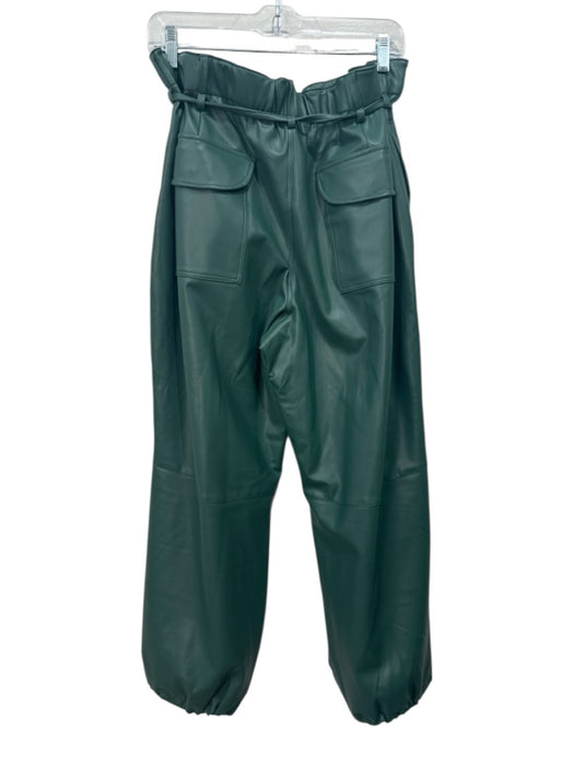 Pilcro Size Large Dusty Green Viscose Blend Elastic Waist Cargo Pants Dusty Green / Large