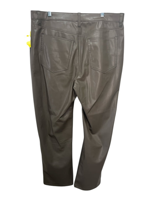 Abercrombie & Fitch Size 33 Taupe Polyurethane High Rise Pockets Pants Taupe / 33