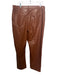 Abercrombie & Fitch Size 33 Rust Brown Polyurethane High Rise Pockets Pants Rust Brown / 33