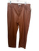 Abercrombie & Fitch Size 33 Rust Brown Polyurethane High Rise Pockets Pants Rust Brown / 33