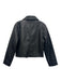 Abercrombie & Fitch Size M Black Polyester & Polyurethane Vegan Leather Jacket Black / M