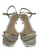 Sam Edelman Shoe Size 10 Gold Leather Upper Metallic Ankle Buckle Sandals Gold / 10