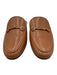 Sam Edelman Shoe Size 9.5 Camel Brown Leather Upper Gold Horsebit Mule Loafers Camel Brown / 9.5