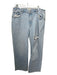 Abercrombie & Fitch Size 33 Light Wash Cotton Blend High Rise Distressed Jeans Light Wash / 33