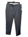 Ted Baker NWT Size 34R Grey Cotton Zip Fly Men's Pants 34R