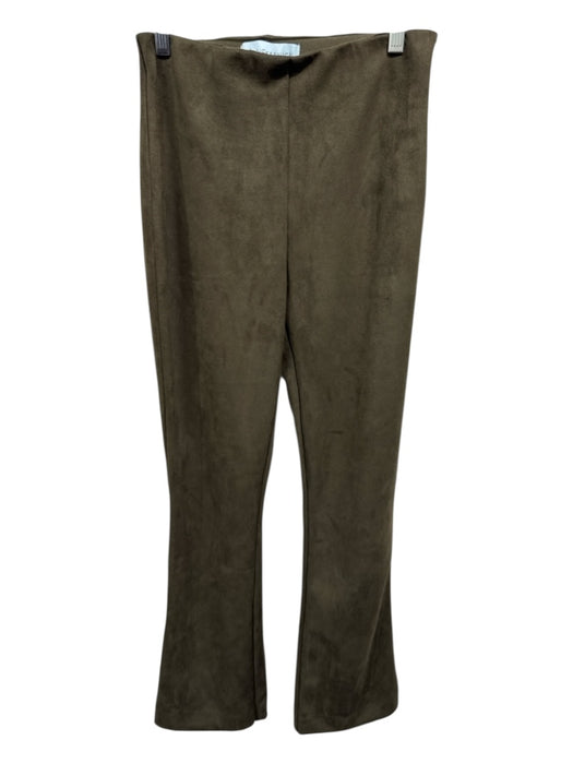 Tuckernuck Size S Olive Brown Polyester & Spandex Faux Suede Pull On Pants Olive Brown / S