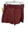 Athleta Size 8 Dusty Red Nylon Blend Loops Stretch Waist Zip Pockets Shorts Dusty Red / 8