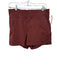 Athleta Size 8 Dusty Red Nylon Blend Loops Stretch Waist Zip Pockets Shorts Dusty Red / 8