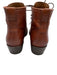 Frye Shoe Size 8 Brown Leather Lace Up Low Heel Ankle Booties Brown / 8
