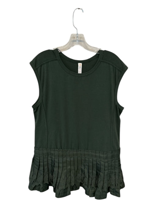 Daily Practice Size M Hunter Green Cotton Polyester Blend Pleated Tennis Dress Hunter Green / M