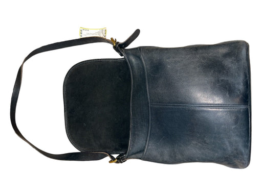 Coach Gray Leather Front Flat pockets Crossbody Strap Bag Gray / L