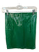 Porridge Size S Green Vegan Leather High Waist Croc Embossed A Line Skirt Green / S