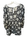 By Anthropologie Size 4 White & Black Long Balloon Sleeve Polka dot Dress White & Black / 4